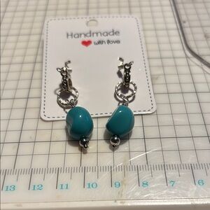 Turquoise Beaded Earrings